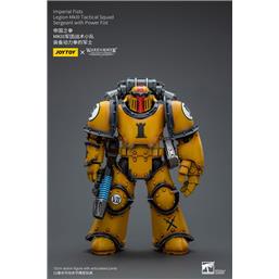 Imperial Fists Legion MkIII Tactical Squad Sergeant with Power Fist Action Figure 1/18 12 cm