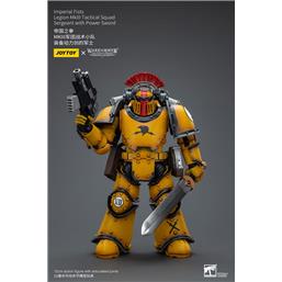 Imperial Fists Legion MkIII Tactical Squad Sergeant with Power Sword Action Figure 1/18 12 cm