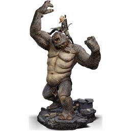 Cave Troll and Legolas Deluxe Art Scale Statue 1/10 72 cm