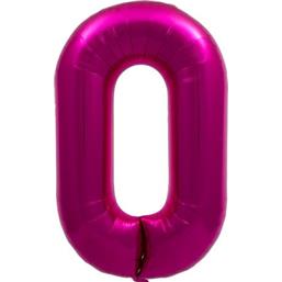 Diverse: Pink Deco Links Folieballon 87 cm